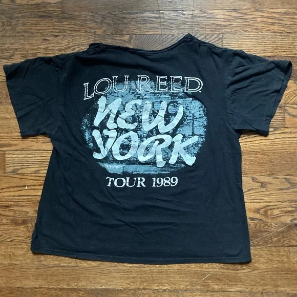 Vtg LOU REED 89’ tour single stitch tee - Picture 2 of 3
